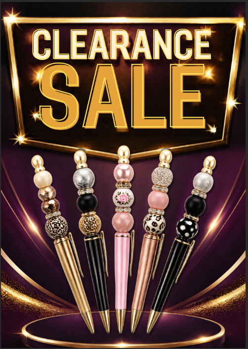Beadable Pens & Beads *CLEARANCE SALE*