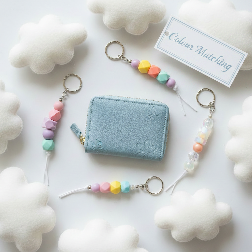 Beadable Coin Bag - Colour matching game