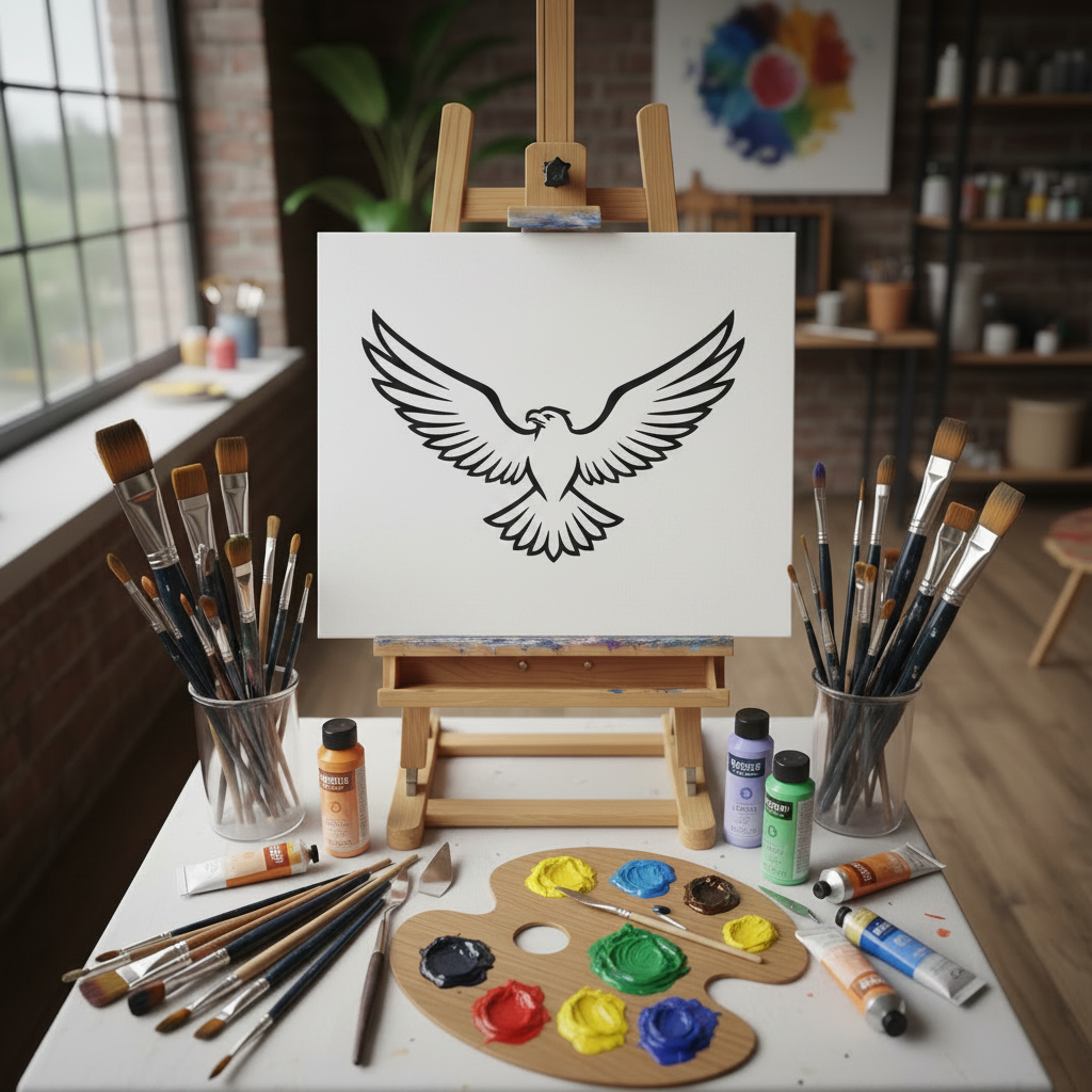 Canvas with Accessories